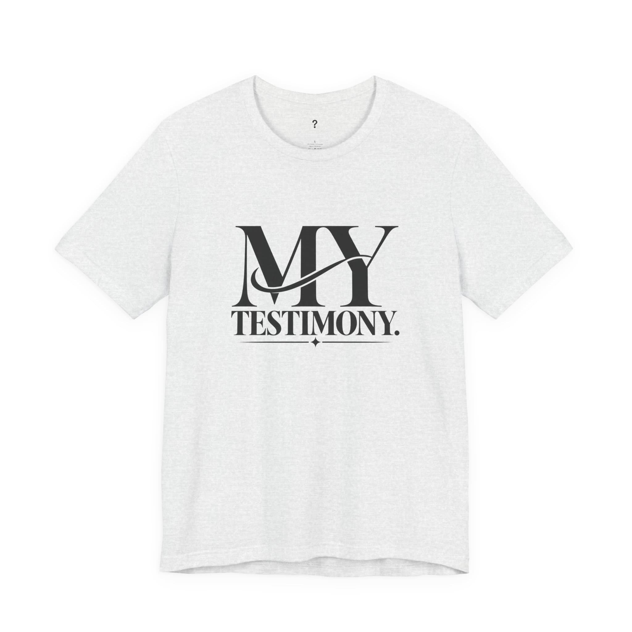 My Testimony Tee — White